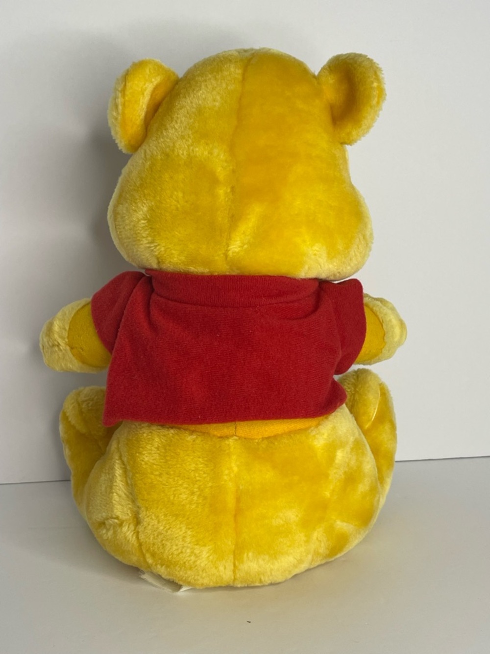 Vintage Winnie The Pooh Plush Large Plastic Eyes Red Shirt 80s 90s ✔️Description - Picture 5 of 12